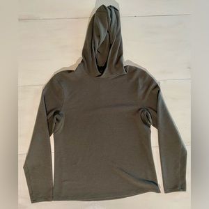 Lululemon Shift Stitch Long Sleeve Hoodie Size Medium Color Dark Olive